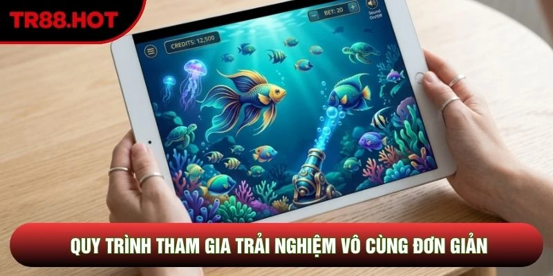 Quy trình tham gia trải nghiệm vô cùng đơn giản