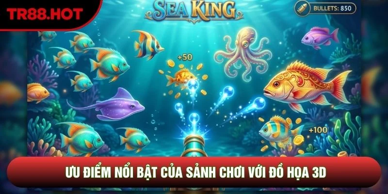 Ưu điểm nổi bật của sảnh chơi với đồ họa 3D