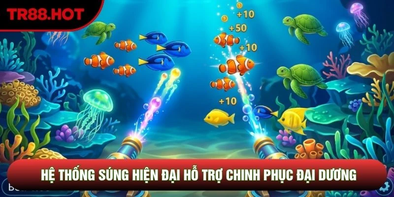 Hệ thống súng hiện đại hỗ trợ chinh phục đại dương