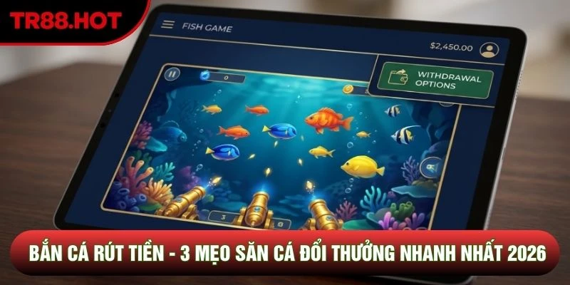 Bắn Cá Rút Tiền - 3 Mẹo Săn Cá Đổi Thưởng Nhanh Nhất 2026