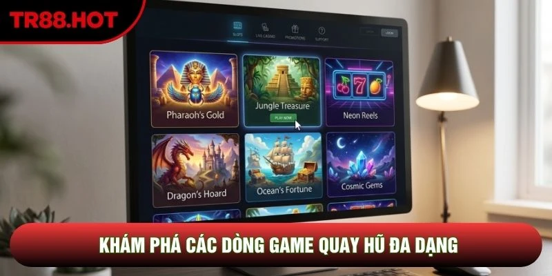 Khám phá các dòng game quay hũ đa dạng