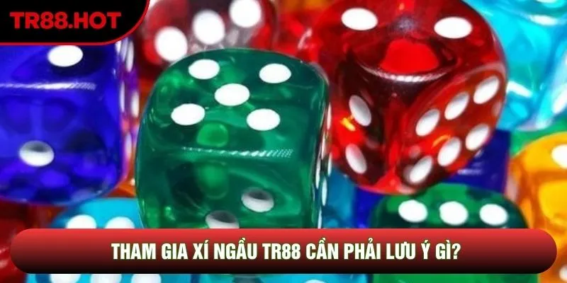 Tham gia xí ngầu TR88 cần phải lưu ý gì?