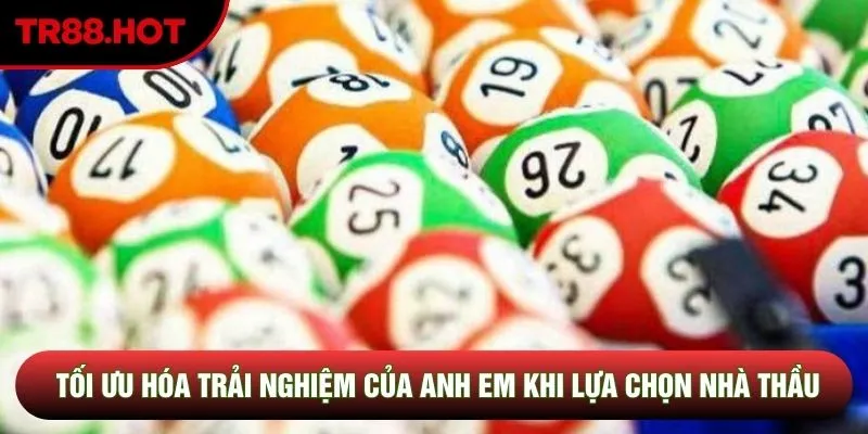 Tối ưu hóa trải nghiệm của anh em khi lựa chọn nhà thầu